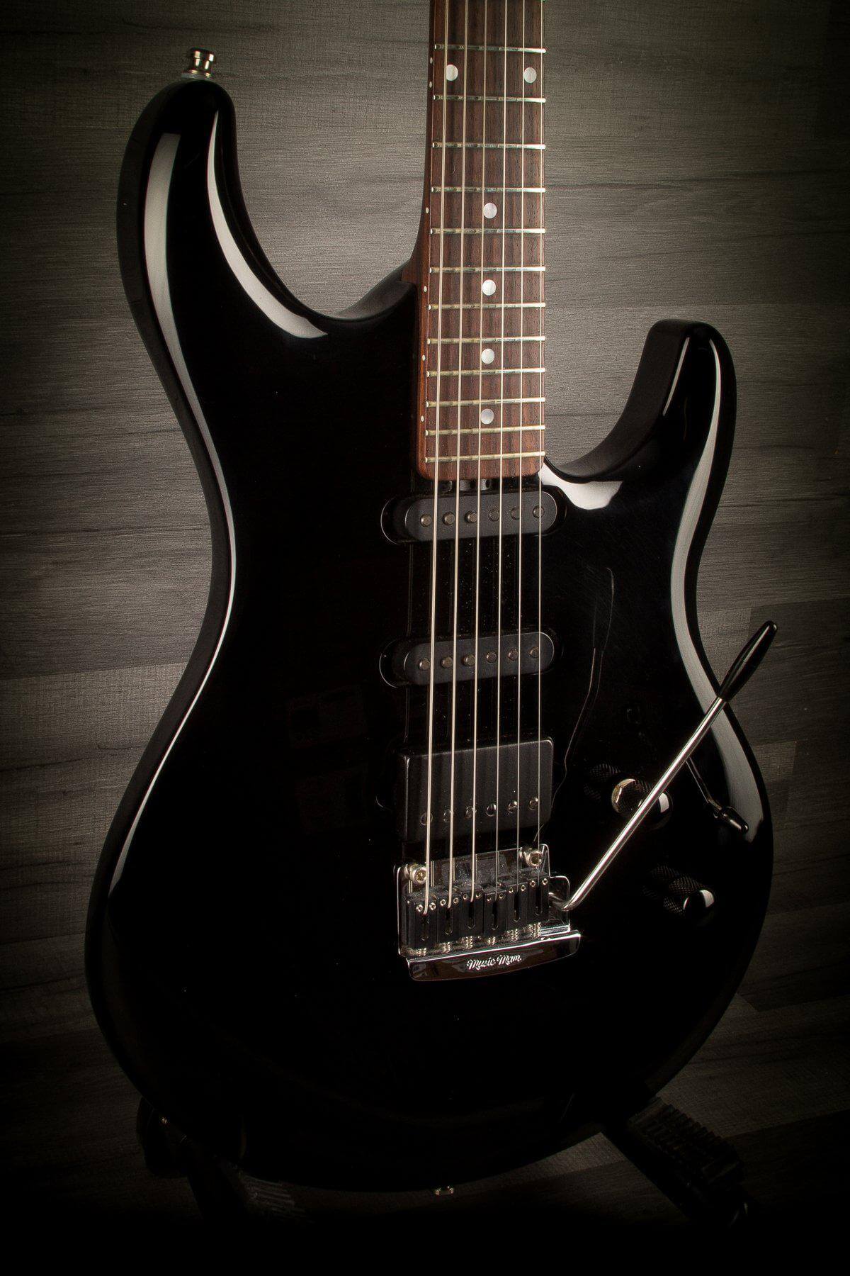 USED - Music Man Luke III HSS - Black, Solid Rosewood Neck