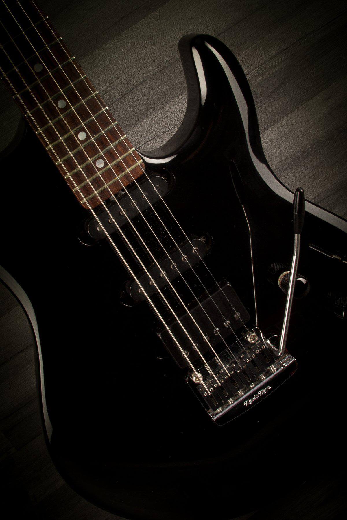 USED - Music Man Luke III HSS - Black, Solid Rosewood Neck