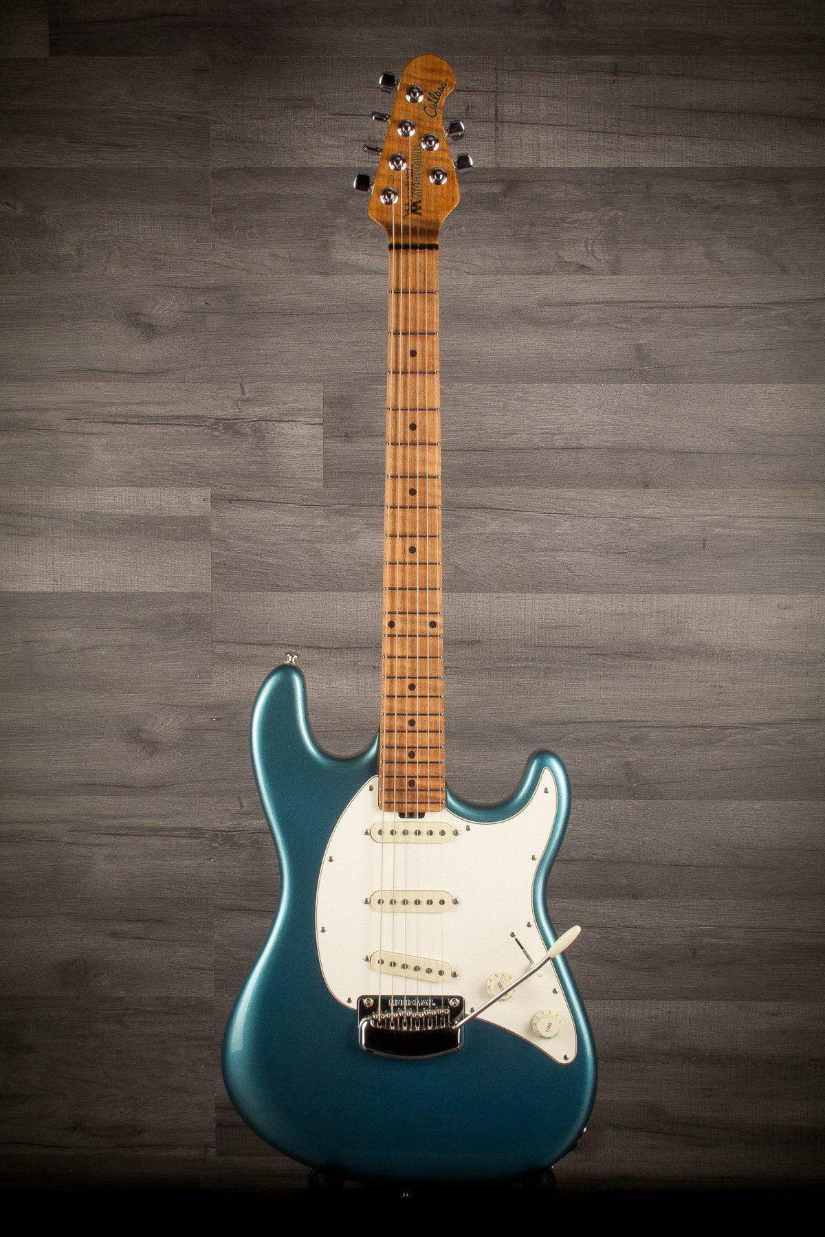 USED - MusicMan Cutlass Electric Guitar - Vintage Turquoise