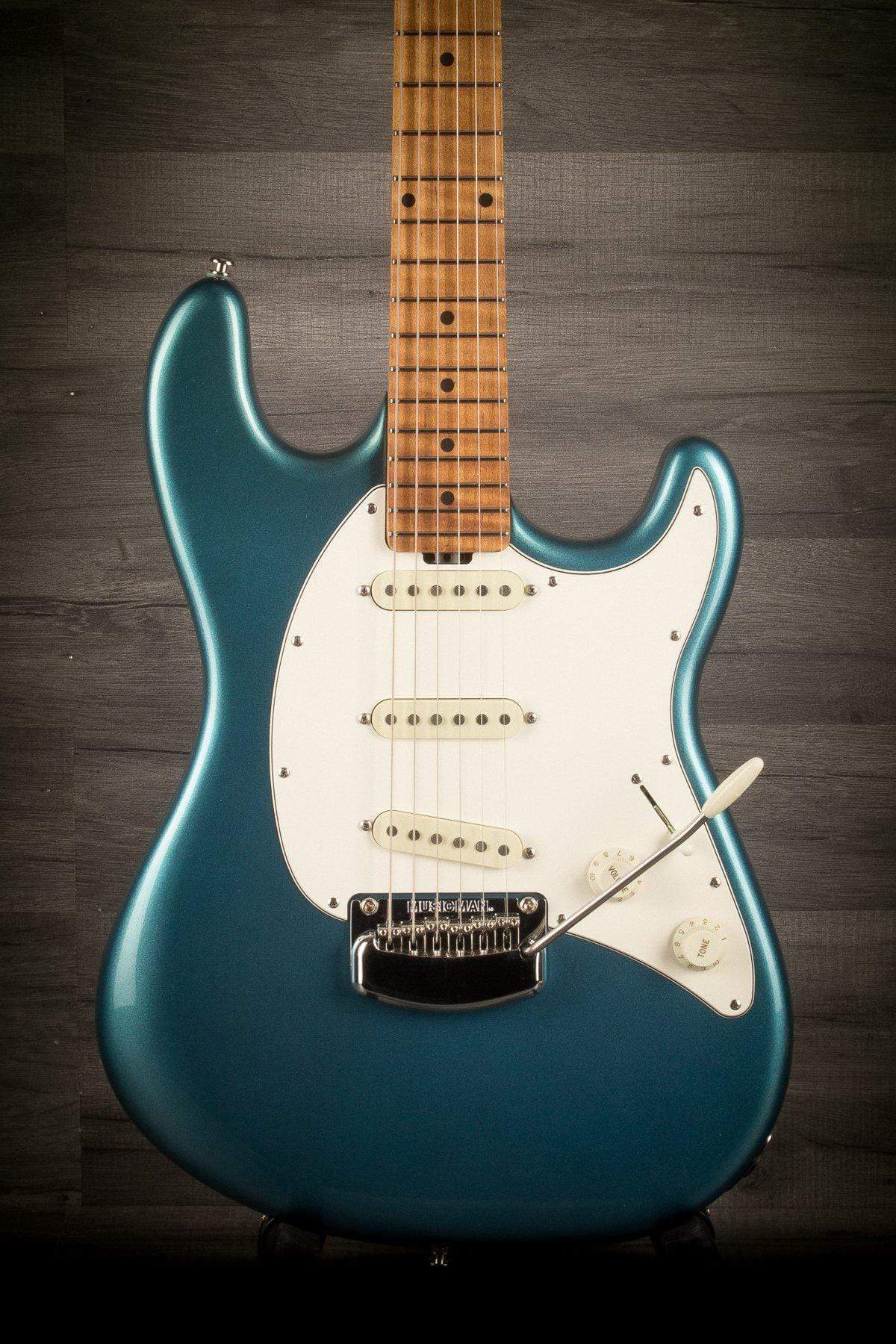USED - MusicMan Cutlass Electric Guitar - Vintage Turquoise