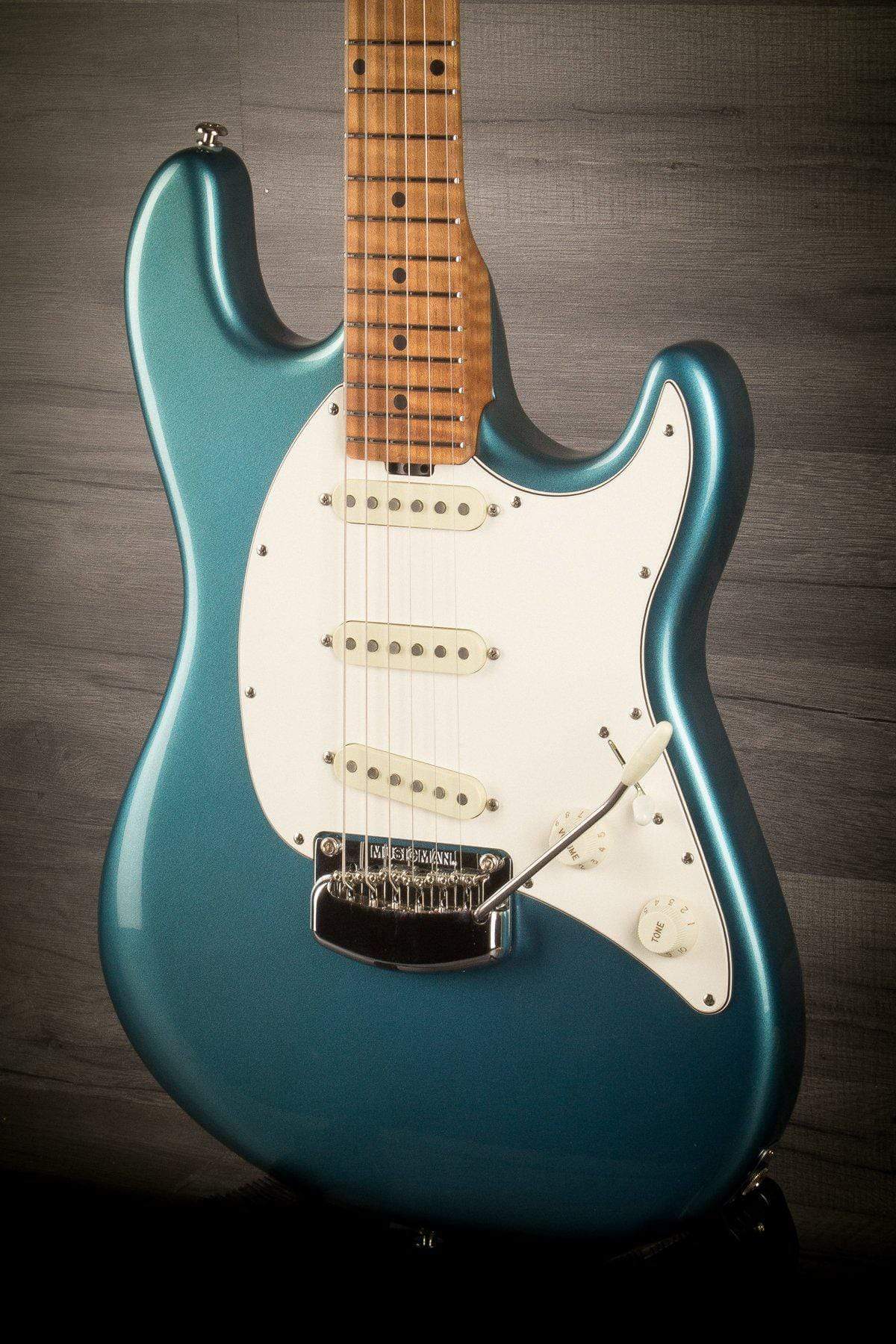 USED - MusicMan Cutlass Electric Guitar - Vintage Turquoise