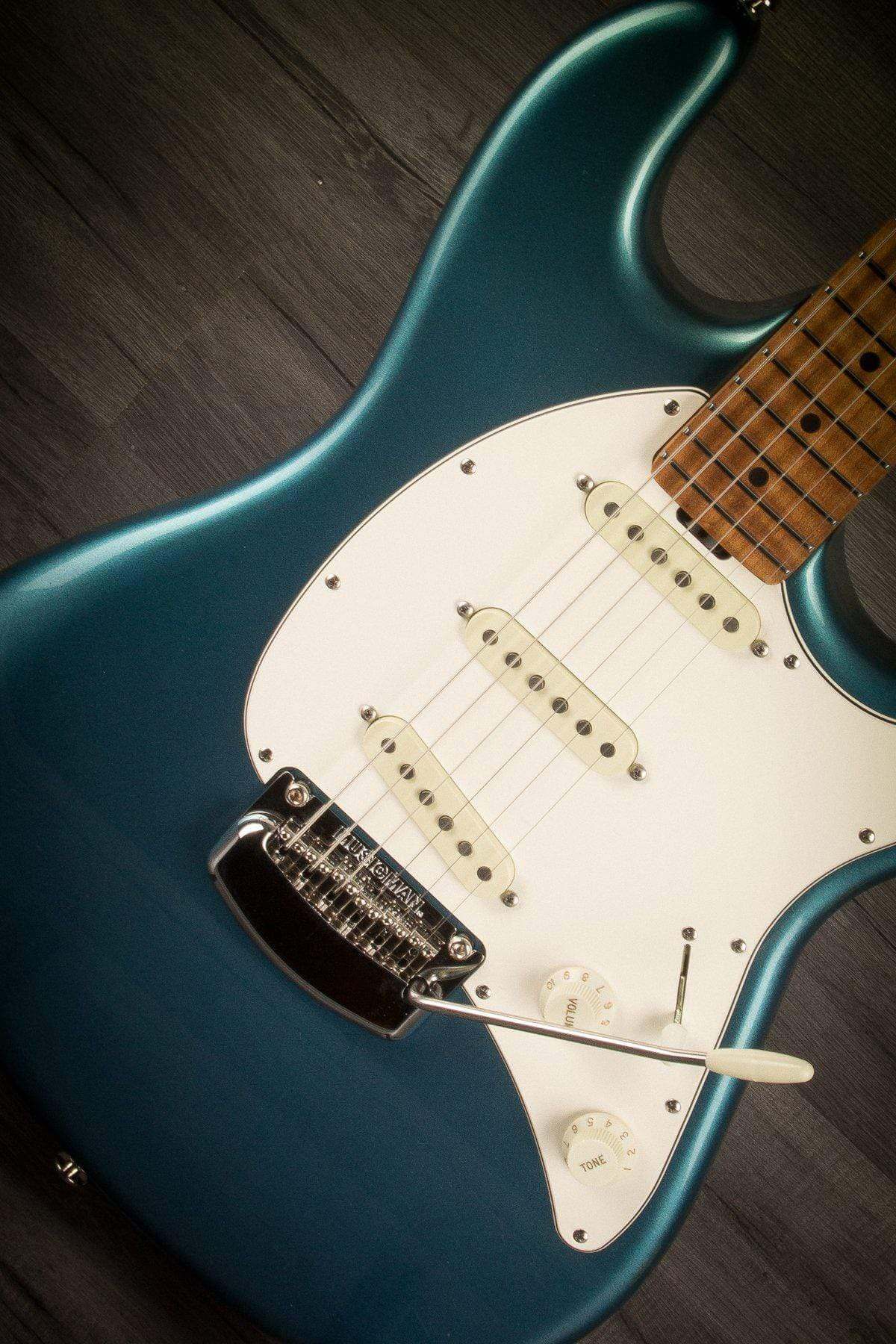 USED - MusicMan Cutlass Electric Guitar - Vintage Turquoise