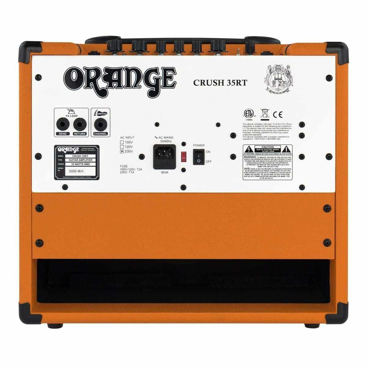 Orange Guitar Amplifier - Crush 35RT Combo