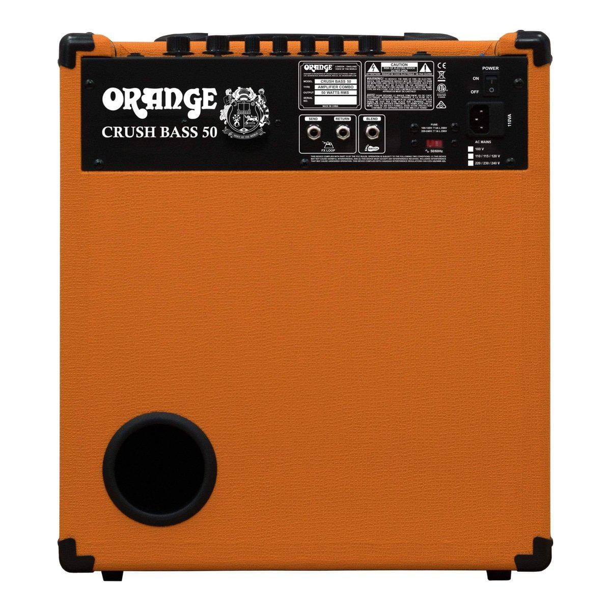 Orange Guitar Amp - Crush Bass 50 Combo