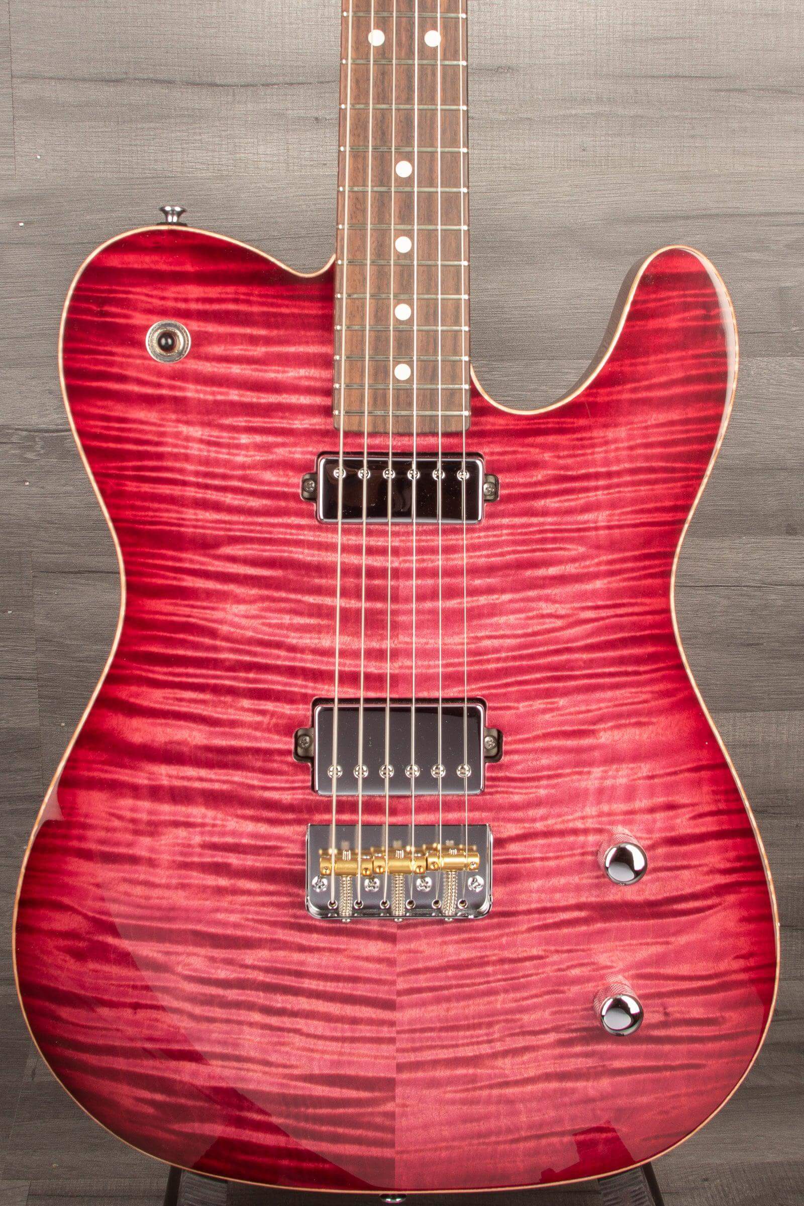 Patrick James Eggle OZ-T Droptop Raspberry Burst s#30799 - MusicStreet