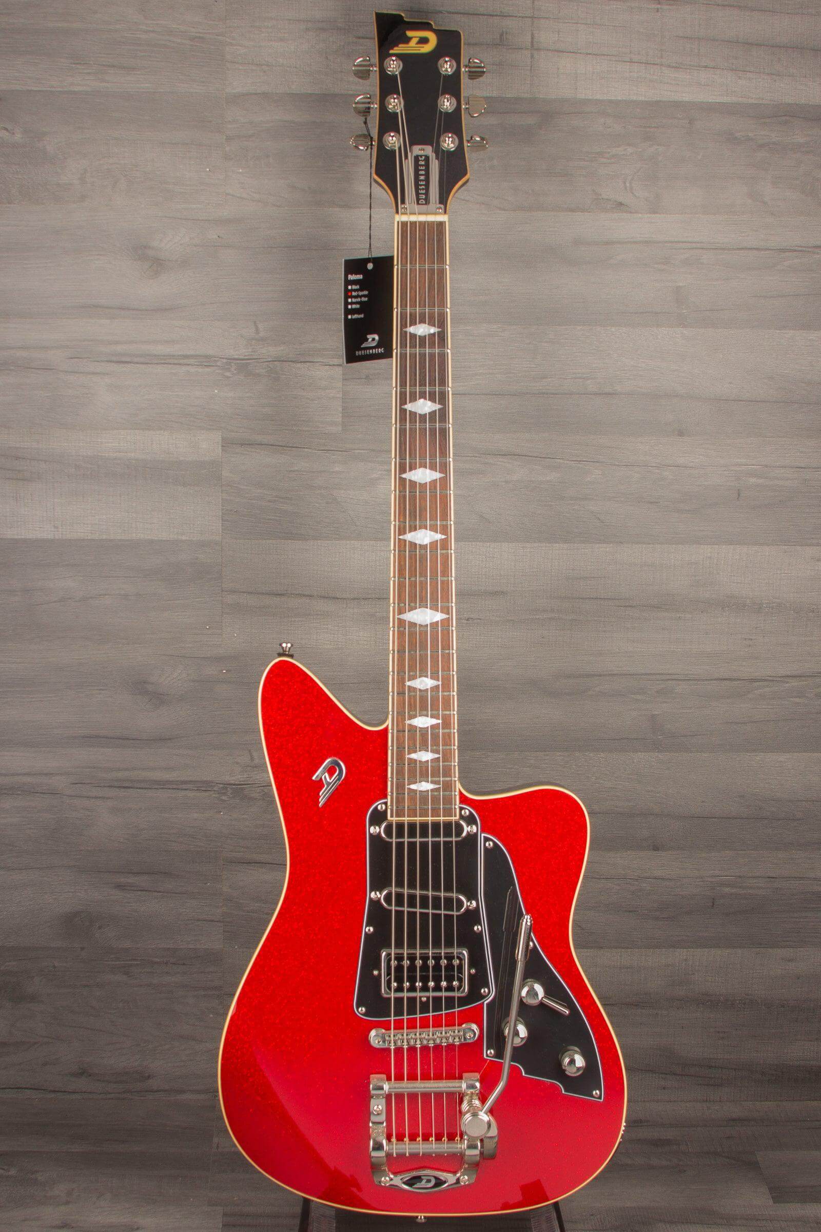 Duesenberg Paloma Red Sparkle Incl. Hard Case - MusicStreet
