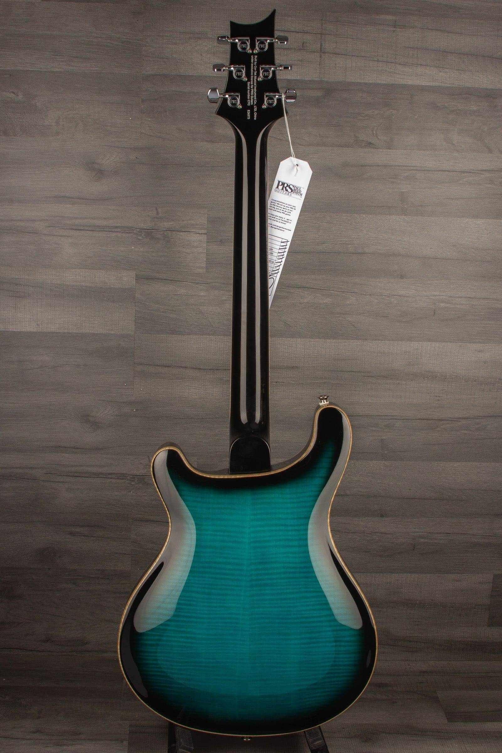 PRS - SE Hollowbody II Piezo Peacock Blue Smokeburst