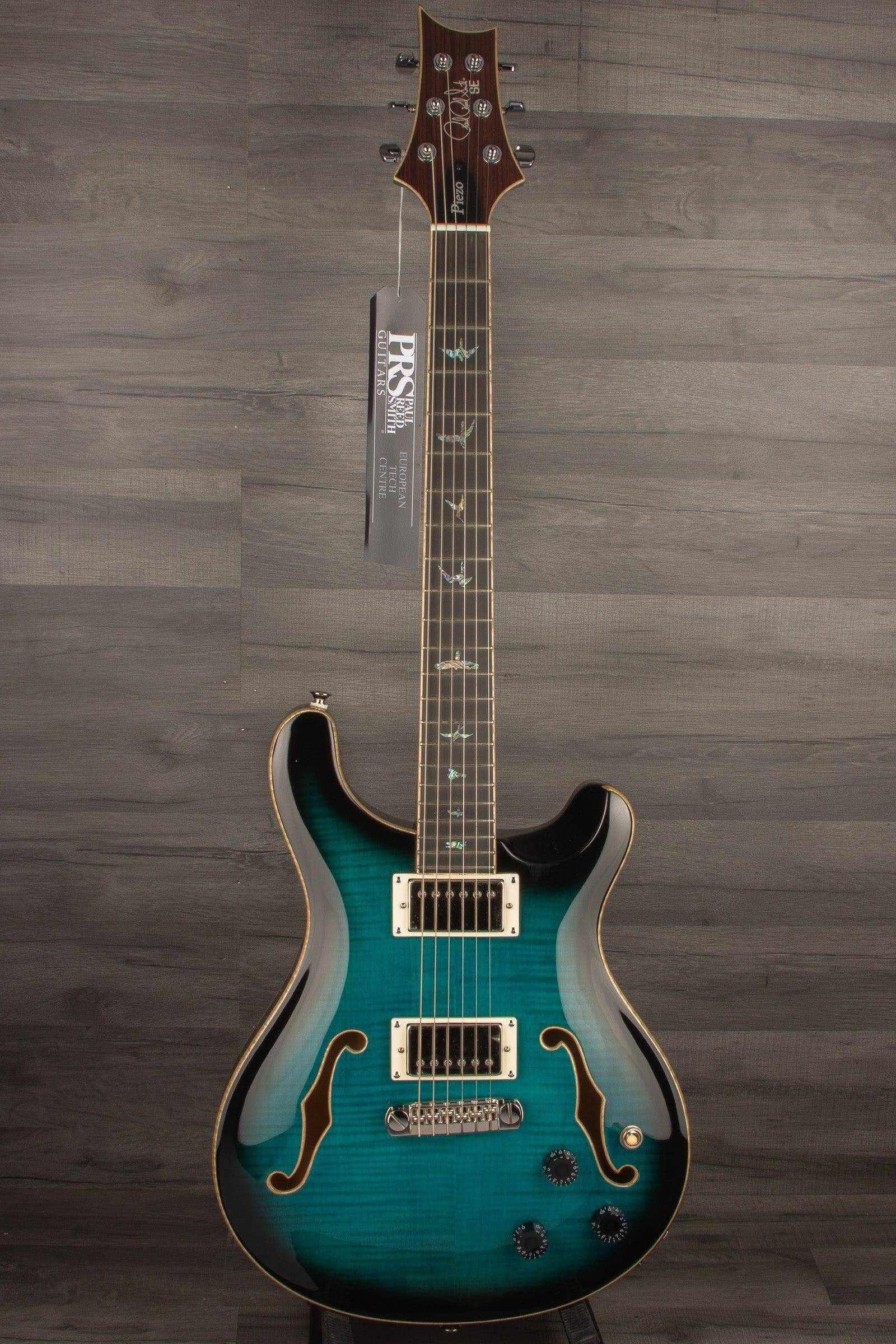 PRS - SE Hollowbody II Piezo Peacock Blue Smokeburst