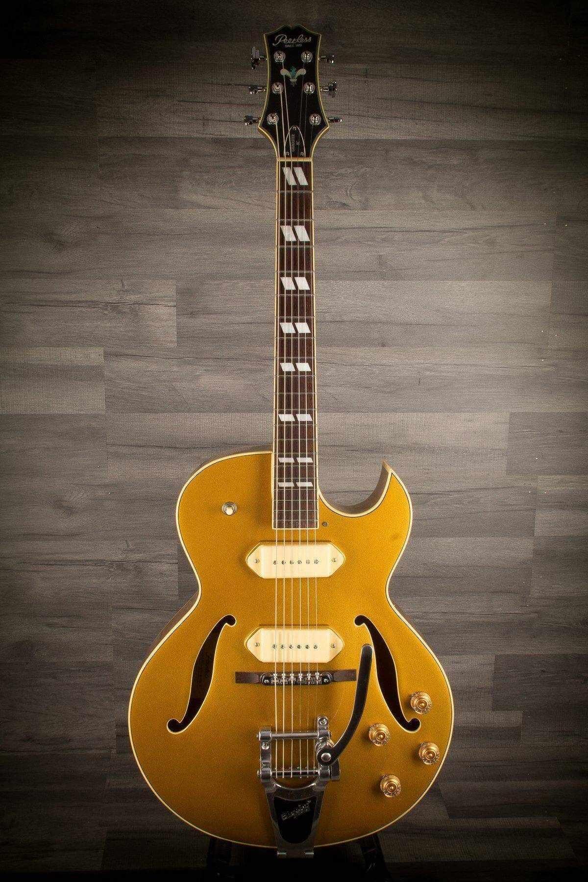 USED - Peerless Gigmaster SC Masterplayer - Metallic Gold High Gloss