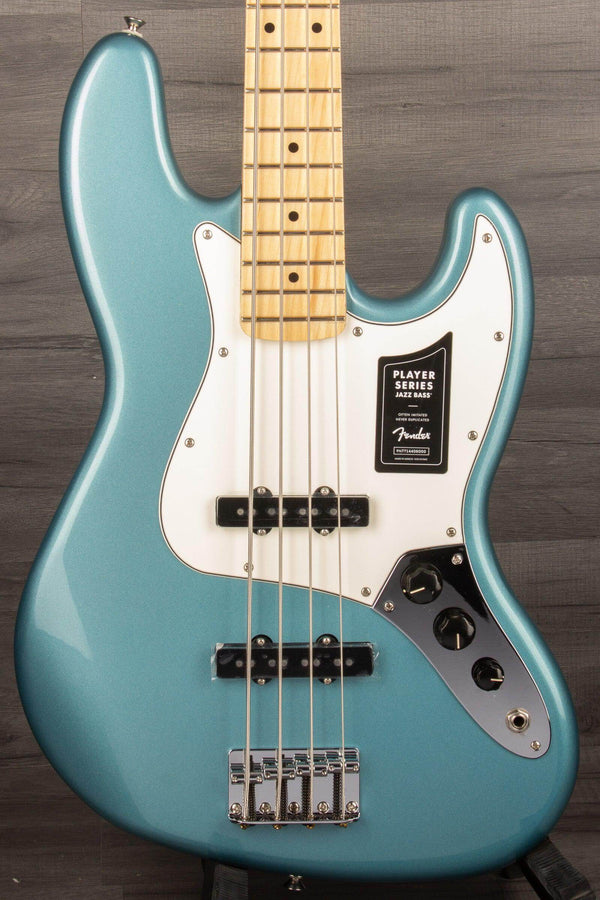 Fender Player Jazz Bass Guitar, Maple Neck - Tidepool