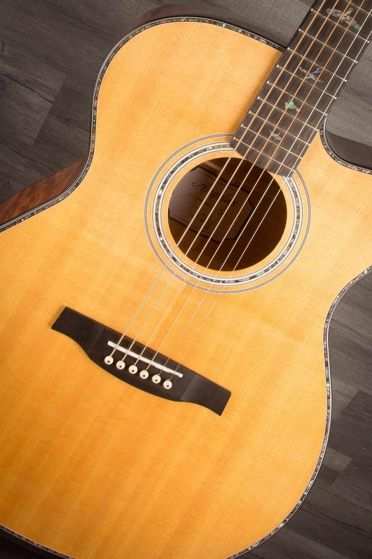 PRS SE Angelus AE55E Acoustic Guitar - Black Gold