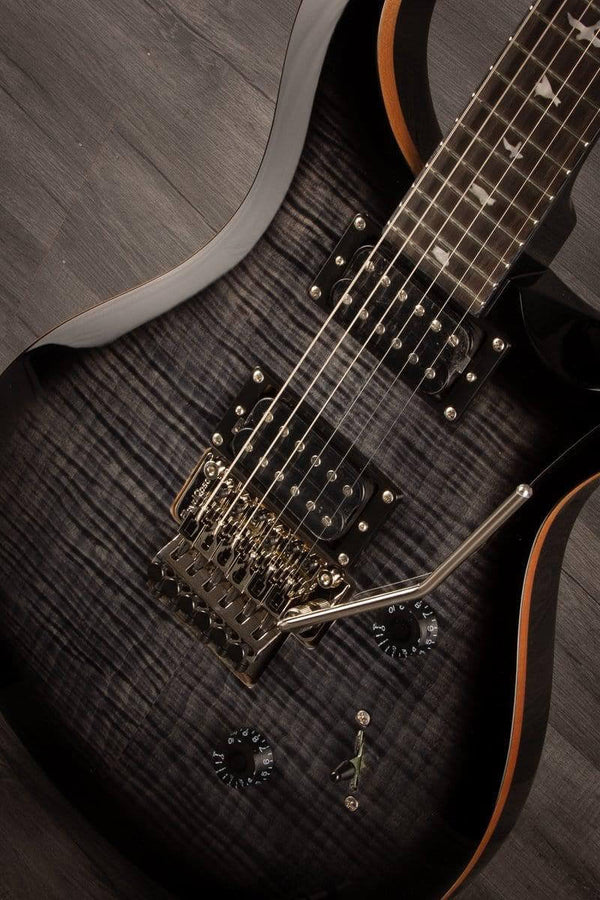 PRS SE Custom 24 Floyd Rose - Charcoal Burst - MusicStreet