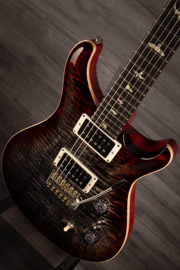 PRS 35th Anniversary Custom 24 Charcoal Cherryburst s#0328841 - MusicStreet