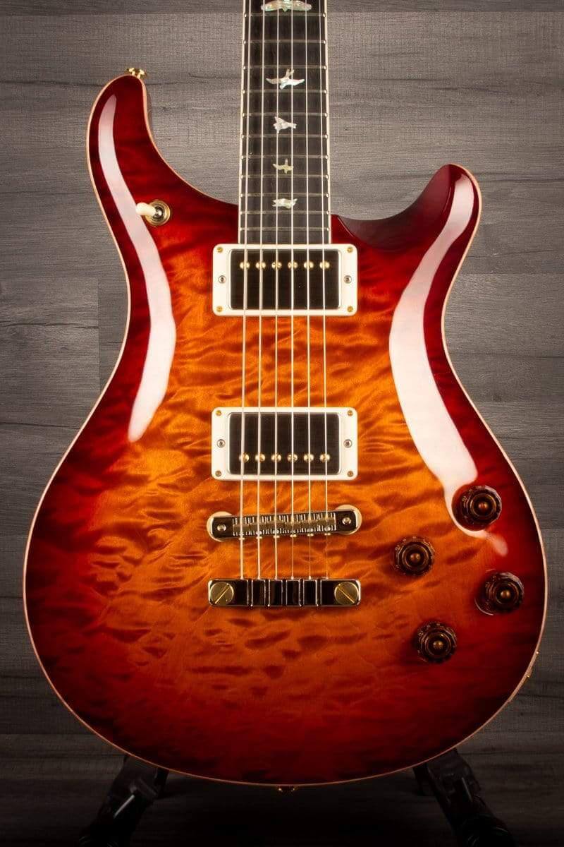PRS 594 McCarty 10 Top Quilt - One Piece, Flamed Maple neck, Dark Cherry Sunburst s#0323340 - MusicStreet