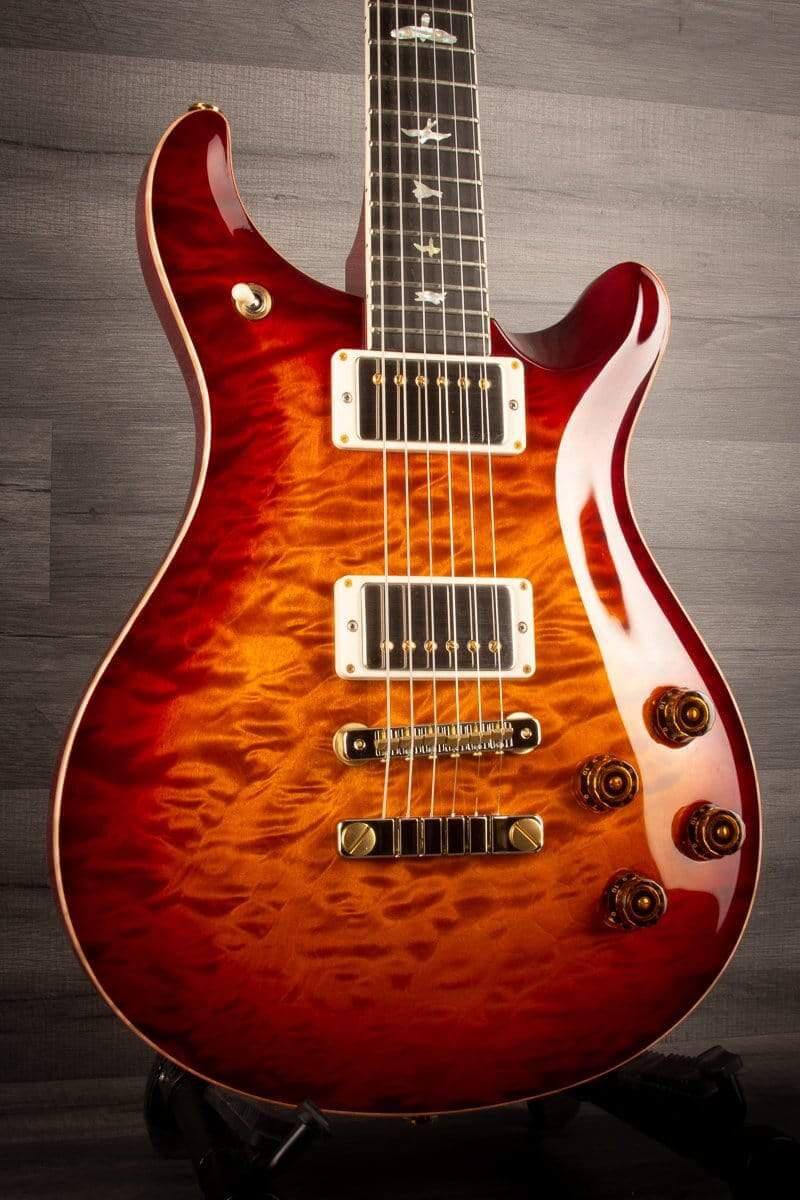 PRS 594 McCarty 10 Top Quilt - One Piece, Flamed Maple neck, Dark Cherry Sunburst s#0323340 - MusicStreet