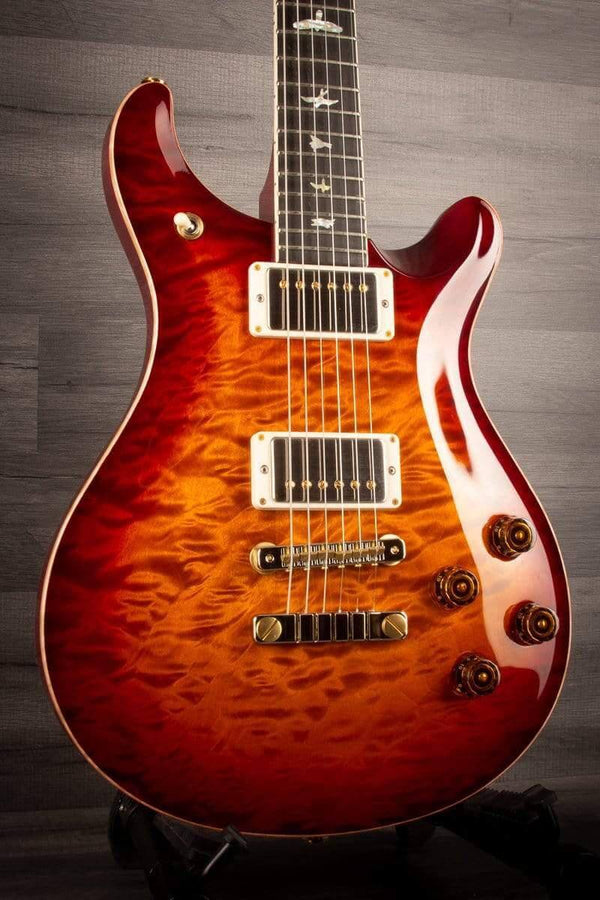 PRS 594 McCarty 10 Top Quilt - One Piece, Flamed Maple neck, Dark Cherry Sunburst s#0323340 - MusicStreet