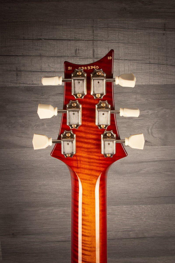 PRS 594 McCarty 10 Top Quilt - One Piece, Flamed Maple neck, Dark Cherry Sunburst s#0323340 - MusicStreet