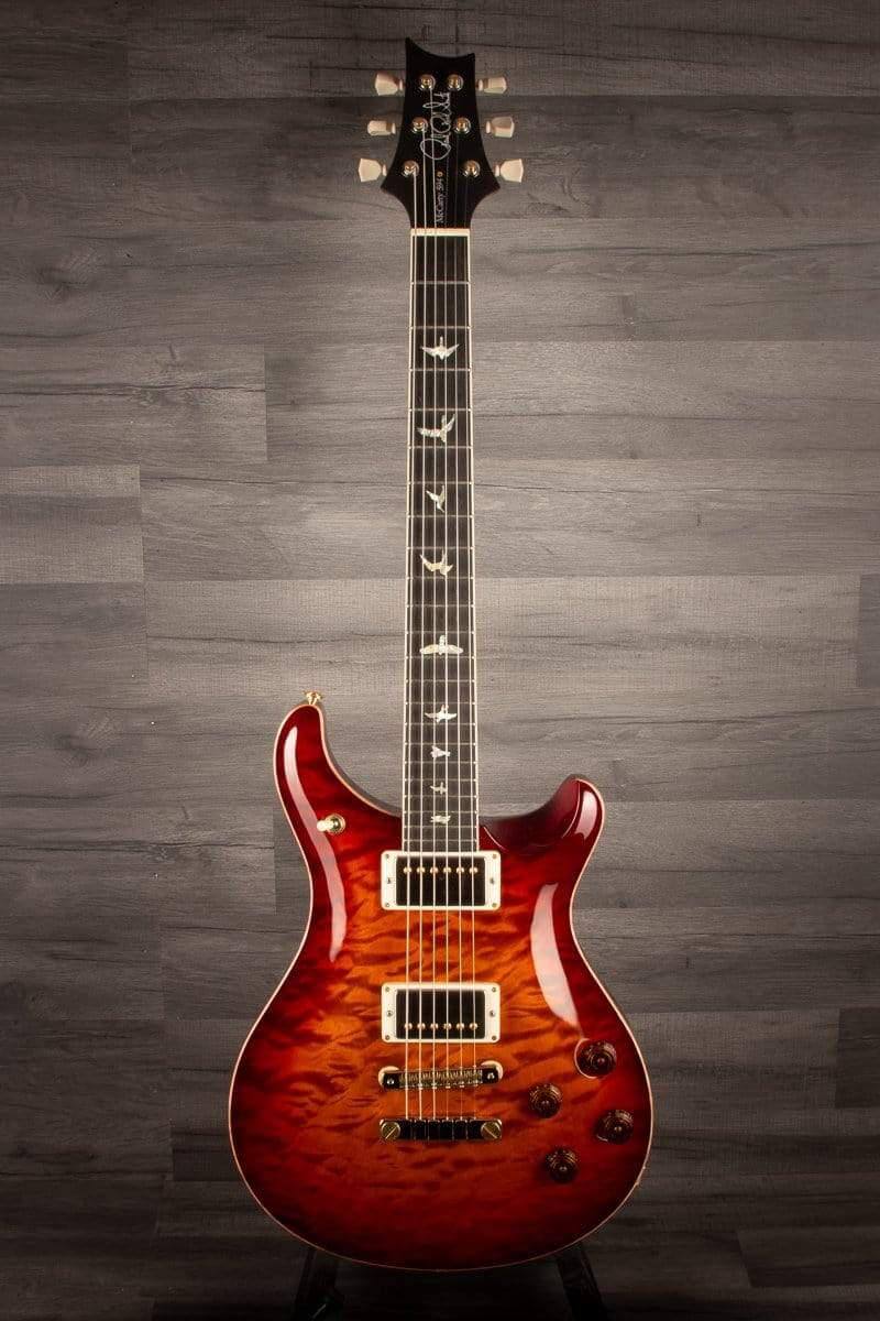 PRS 594 McCarty 10 Top Quilt - One Piece, Flamed Maple neck, Dark Cherry Sunburst s#0323340 - MusicStreet
