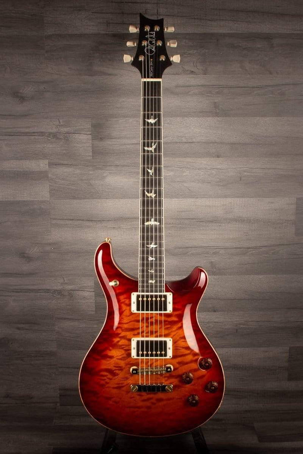 PRS 594 McCarty 10 Top Quilt - One Piece, Flamed Maple neck, Dark Cherry Sunburst s#0323340 - MusicStreet