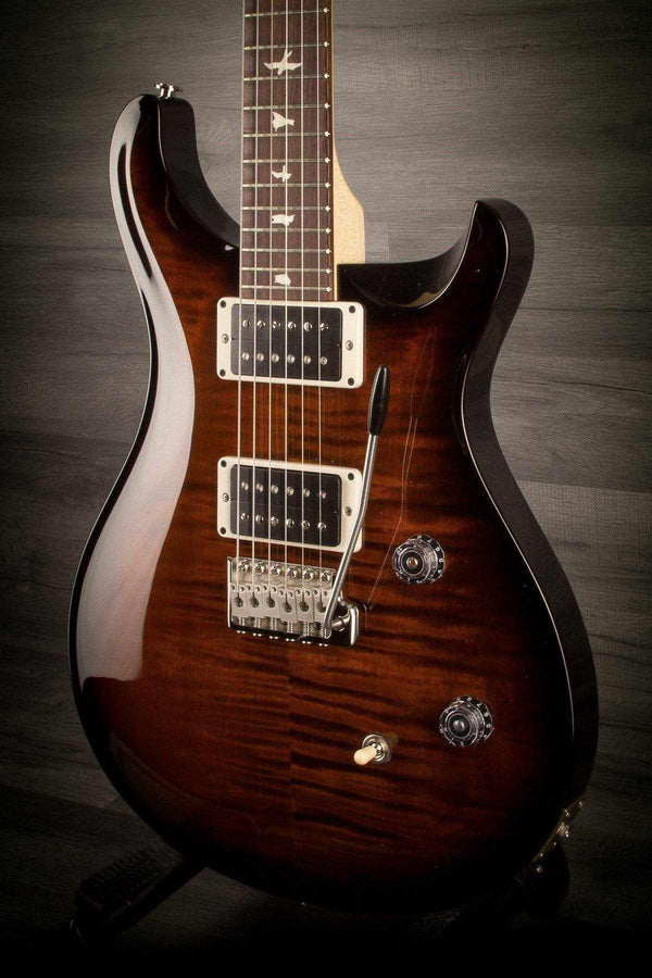 PRS CE24 Gloss Flame Electric Guitar - Burnt Amber