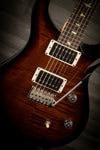 PRS CE24 Gloss Flame - Burnt Amber - MusicStreet