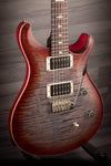 PRS CE24 Satin Faded Grey Cherry Burst #250473 - MusicStreet