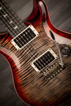 PRS Custom 22 - Charcoal Cherry burst #0280051 - MusicStreet