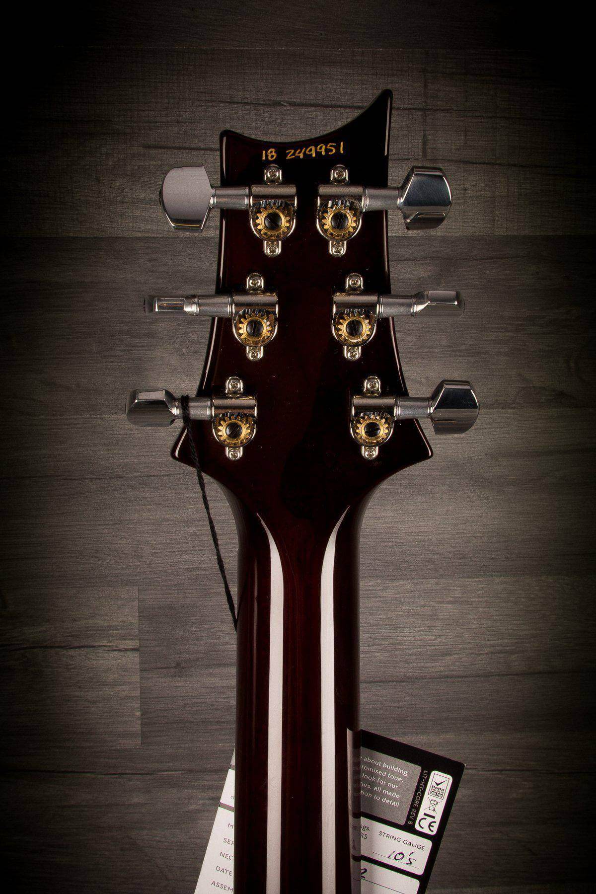 PRS Custom 22 McCarty Tobacco Sunburst #249951