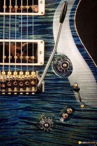 PRS Custom 24/08 Wood Library Limited - River Blue S#236328 - MusicStreet