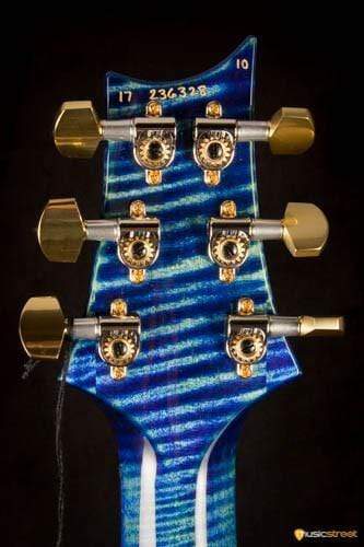 PRS Custom 24/08 Wood Library Limited - River Blue S#236328 - MusicStreet