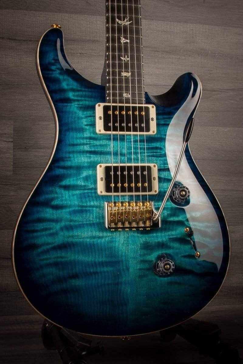 PRS Custom 24 10 top Quilt Cobalt Blue, maple neck s#0325772