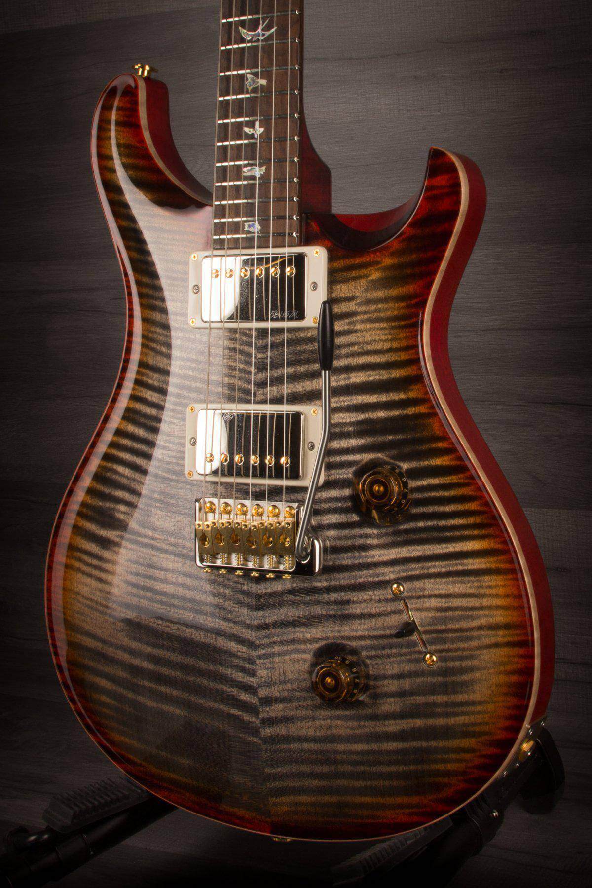 PRS Custom 24 Wood Library Burnt Maple Leaf - #249420 - MusicStreet