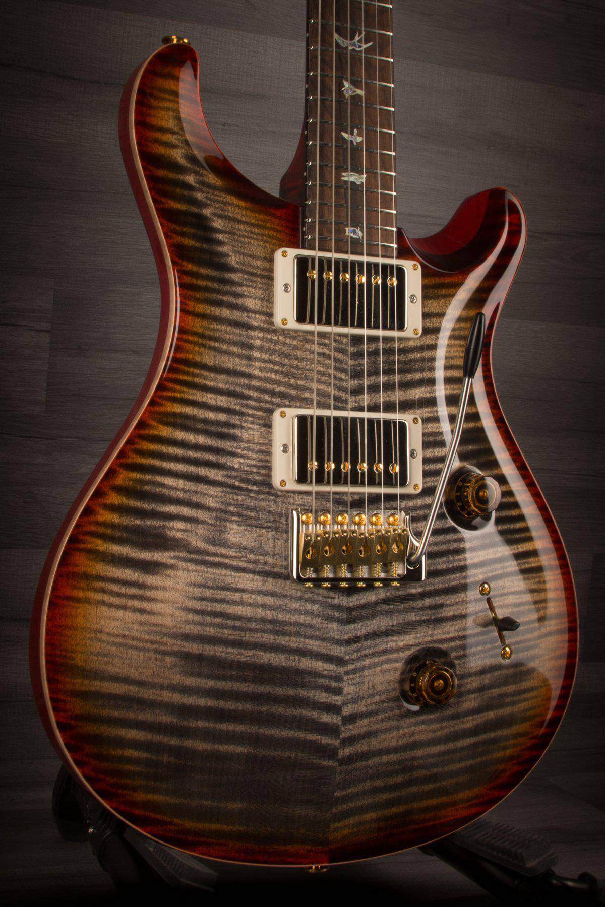 PRS Custom 24 Wood Library Burnt Maple Leaf - #249420