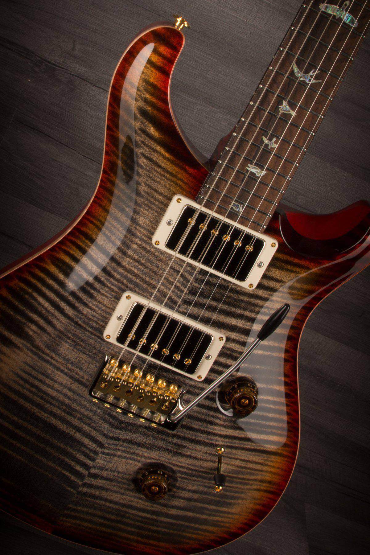 PRS Custom 24 Wood Library Burnt Maple Leaf - #249420