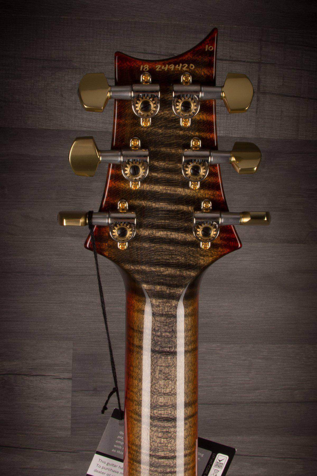 PRS Custom 24 Wood Library Burnt Maple Leaf - #249420