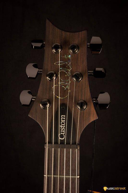 PRS Custom 24 Wood Library Charcoal Blueburst #236174 2017 - MusicStreet