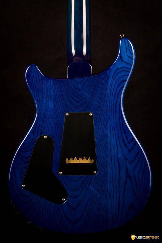 PRS Custom 24 Wood Library Charcoal Blueburst #236174 2017 - MusicStreet