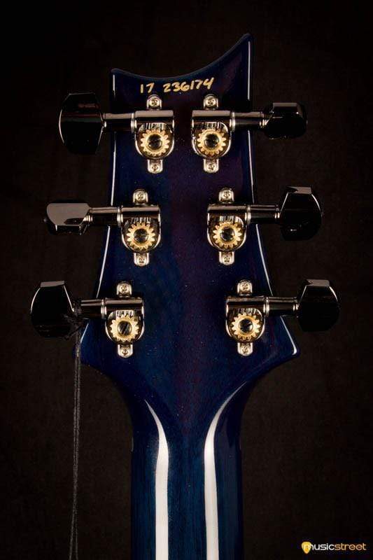 PRS Custom 24 Wood Library Charcoal Blueburst #236174 2017 - MusicStreet