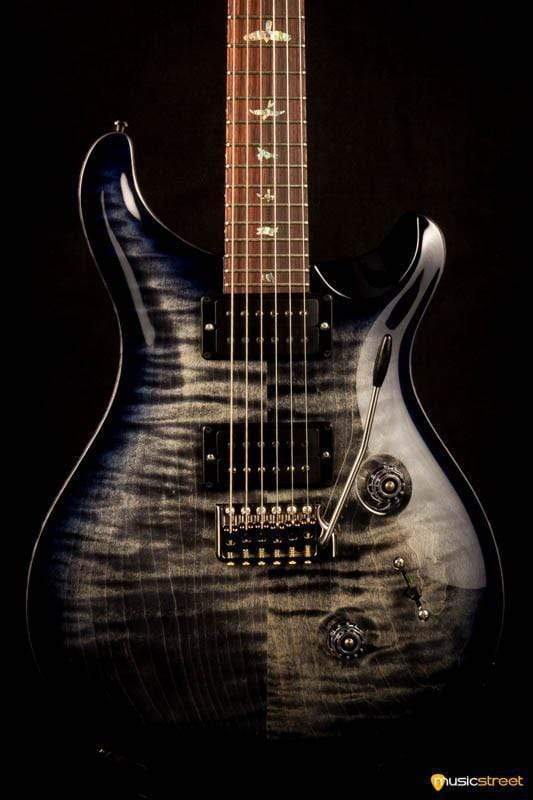 PRS Custom 24 Wood Library Charcoal Purpleburst #235334 2017 - MusicStreet