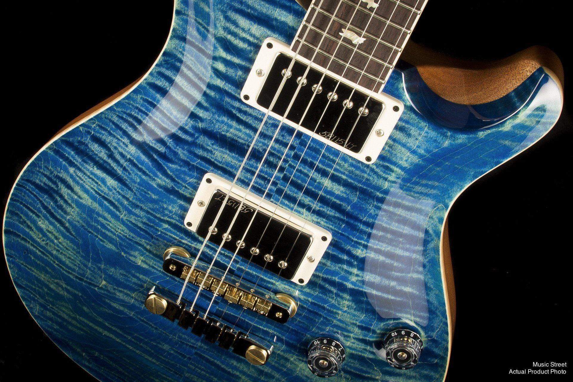 PRS Mccarty 594 Wood Library 10 Top - River Blue - MusicStreet