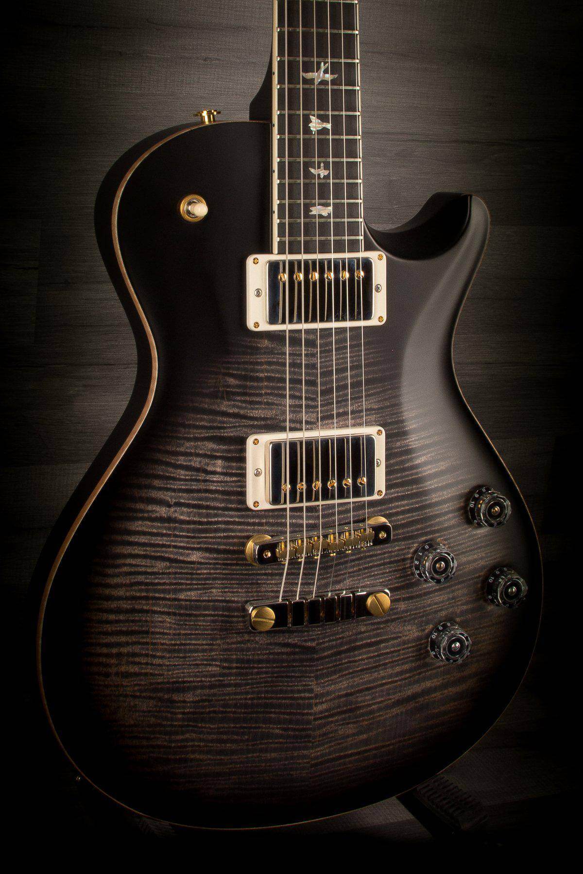 PRS Sc594 Wood Library 10 Top - Charcoal burst satin #246255 - MusicStreet