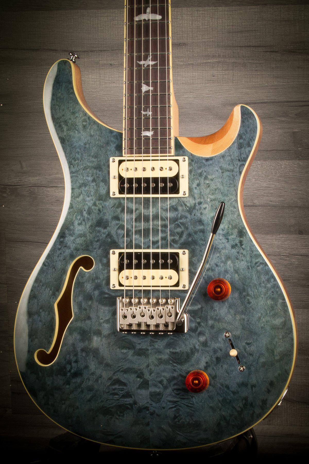 PRS SE Custom 22 Semi Hollow - Whale Blue - MusicStreet