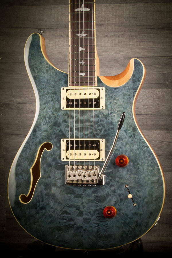PRS SE Custom 22 Semi Hollow - Whale Blue - MusicStreet