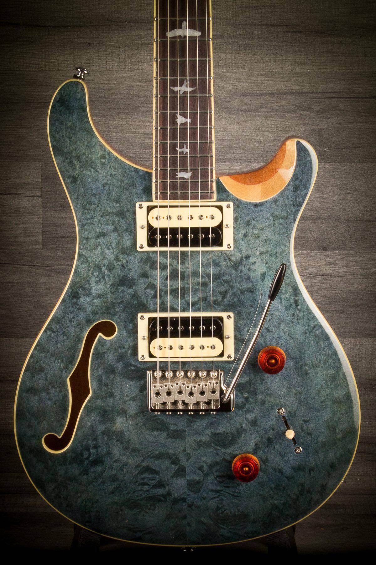 PRS SE Custom 22 Semi Hollow - Whale Blue - MusicStreet