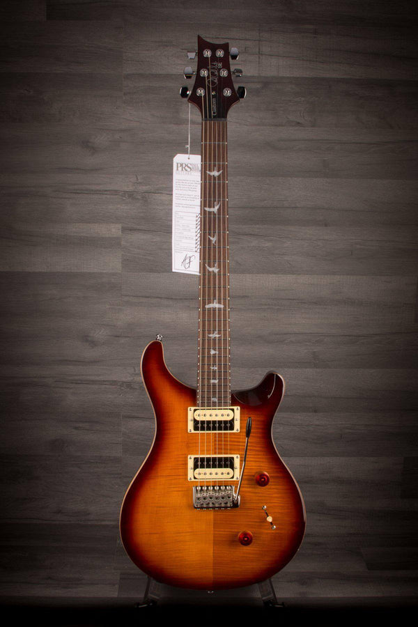 PRS SE Custom 24 Electric Guitar, Tobacco Sunburst - MusicStreet