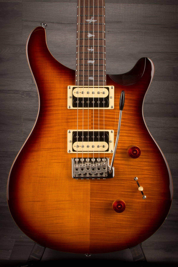 PRS SE Custom 24 Electric Guitar, Tobacco Sunburst - MusicStreet