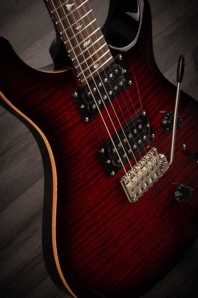 PRS SE Custom 24 Electric Guitar - Fire Red Burst