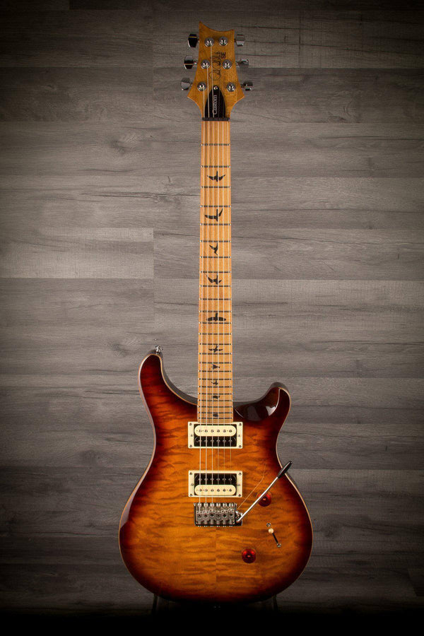 PRS - SE Custom 24 Roasted maple Limited Edition (Europe) - Tobacco Sunburst - MusicStreet