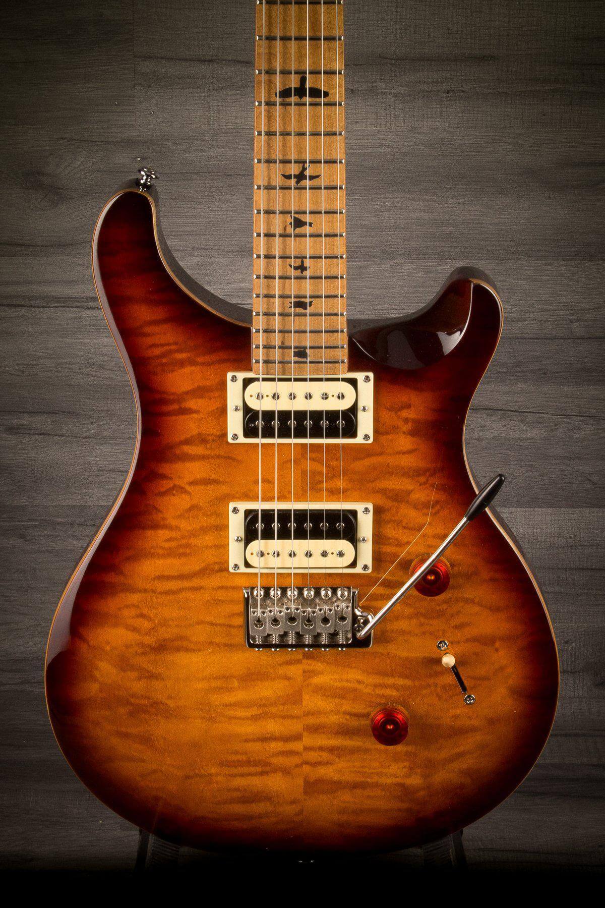 PRS - SE Custom 24 Roasted maple Limited Edition (Europe) - Tobacco Sunburst - MusicStreet