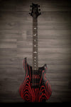 PRS SE Custom 24 Swamp Ash Sand Blasted Fire Red - MusicStreet